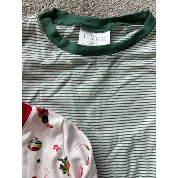 (2) LAKE kids Pima cotton pj top $80 Sz 5 C47 - Picture 5 of 5
